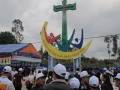 Đền Thánh Antôn Trại Gáo trước giờ khai mạc Đại hội Giới trẻ Giáo phận Vinh