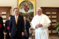 Đức giáo hoàng Phanxicô tiếp kiến Tổng thư ký Liên hiệp quốc