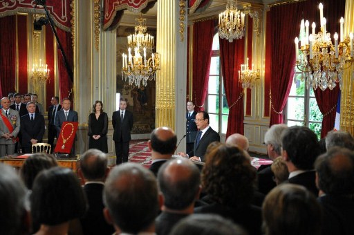 Ông Francois Hollande nhậm chức tổng thống Pháp