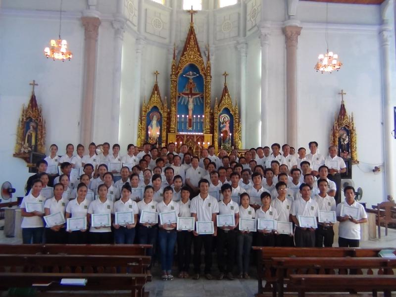 Khóa tập huấn điều hành các hội đoàn khu vực Hà Tĩnh ngày 27-28/ 8/ 2012