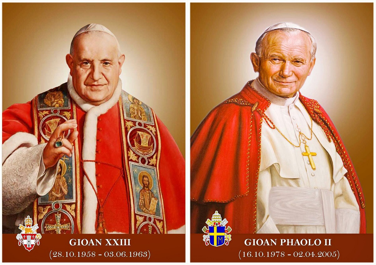 ĐTC Phanxicô đã công bố ngày tuyên thánh cho Đức Gioan XXIII và Gioan Phaolô II