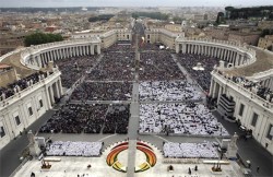 Hơn một triệu người dự lễ phong hiển thánh cho Đức Gioan XXIII và Gioan Phaolô II