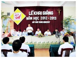 Đại Chủng viện Vinh Thanh khai giảng năm học mới 2012 - 2013